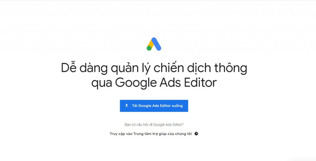 Tải Google Ads Editor